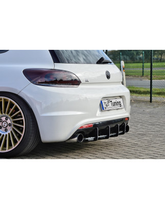 Sottoparaurti posteriore race look con flaps VW Scirocco R Typ 13 (Cod. IN-INE-260045RRT-ABS)