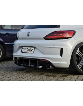 Sottoparaurti posteriore race look con flaps VW Scirocco R Facelift (Cod. IN-INE-260945RRT-ABS)