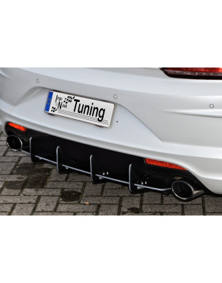 Sottoparaurti posteriore race look con flaps VW Scirocco R Facelift (Cod. IN-INE-260945RRT-ABS)