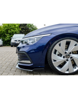 Spoiler paraurti anteriore in abs VW Golf 8 (Cod. IN-INE-280031-8(W)-ABS-C)