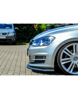 Spoiler paraurti anteriore in abs  VW Golf 7 Typ AU (Cod. IN-INE-280031/7(2)-ABS-G)