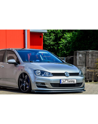 Spoiler paraurti anteriore in abs con flaps laterali VW Golf 7 Typ AU (Cod. IN-INE-280031/7(2W)-ABS)