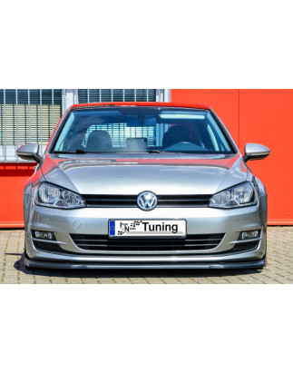 Spoiler paraurti anteriore in abs con flaps laterali VW Golf 7 Typ AU (Cod. IN-INE-280031/7(2W)-ABS)