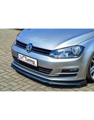 Spoiler paraurti anteriore in abs con flaps laterali VW Golf 7 Typ AU (Cod. IN-INE-280031/7(2W)-ABS-
