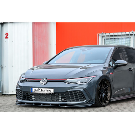 Spoiler paraurti anteriore in abs VW Golf 8 GTI ( CD1) (Cod. IN-INE-280031B-8(W)-ABS-G)