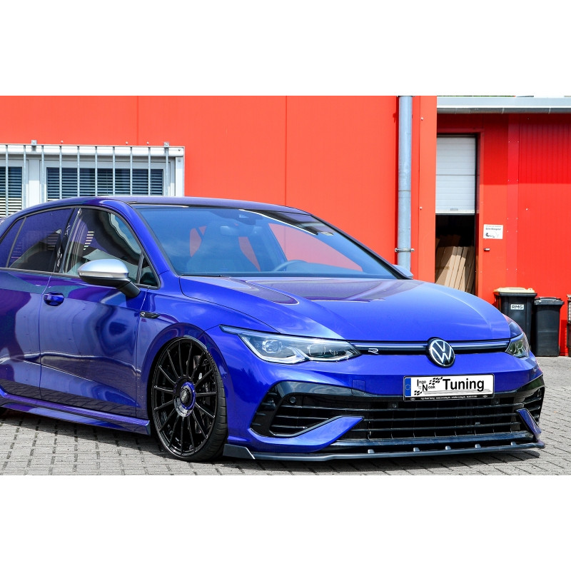 Spoiler paraurti anteriore in abs con flaps laterali VW Golf 8 R ( CD1) (Cod. IN-INE-280031B-8RW-ABS