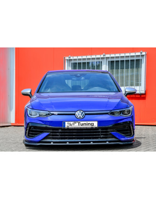 Spoiler paraurti anteriore in abs con flaps laterali VW Golf 8 R ( CD1) (Cod. IN-INE-280031B-8RW-ABS