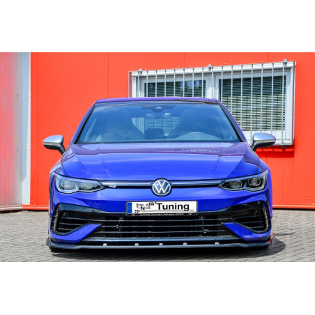 Spoiler paraurti anteriore in abs con flaps laterali VW Golf 8 R ( CD1) (Cod. IN-INE-280031B-8RW-ABS