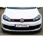 Spoiler paraurti anteriore in abs adatto solo per Modell GTI + GTD Phase 2 VW Golf 6 Typ.1K (Cod. IN