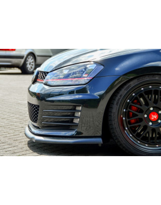 Spoiler paraurti anteriore in abs  VW Golf 7 GTI + GTD Typ AU (Cod. IN-INE-280031B/7-2-ABS-C)