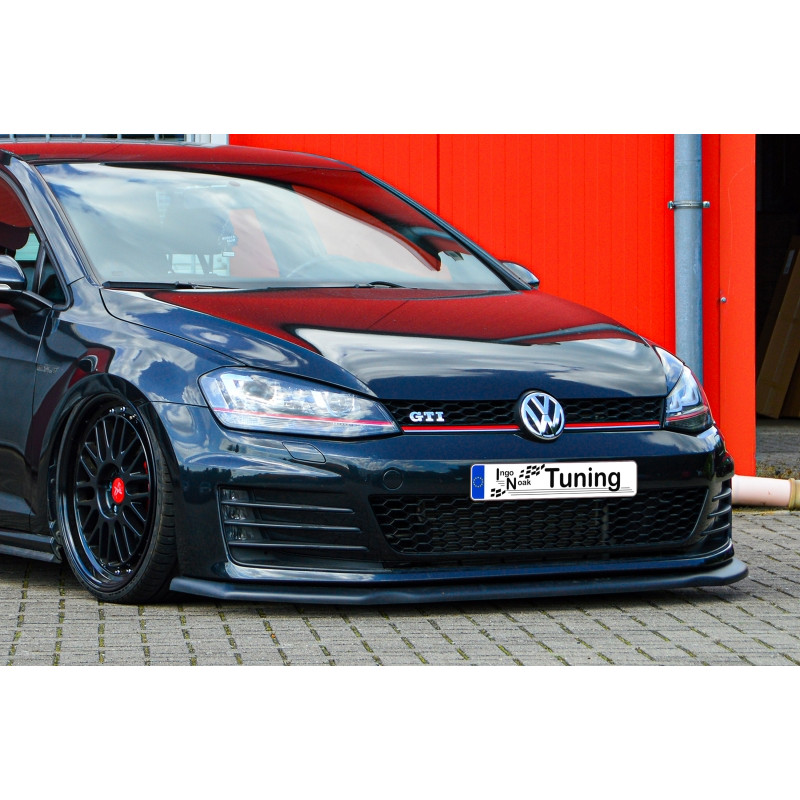 Spoiler paraurti anteriore in abs  VW Golf 7 GTI + GTD Typ AU (Cod. IN-INE-280031B/7-2-ABS-G)
