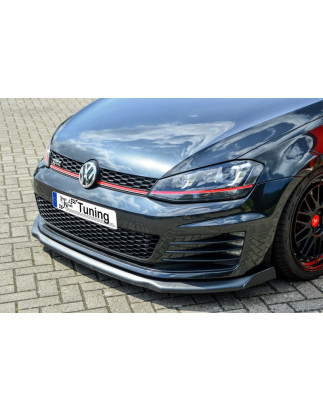 Spoiler paraurti anteriore in abs con flaps laterali VW Golf 7 GTI + GTD Typ AU (Cod. IN-INE-280031B