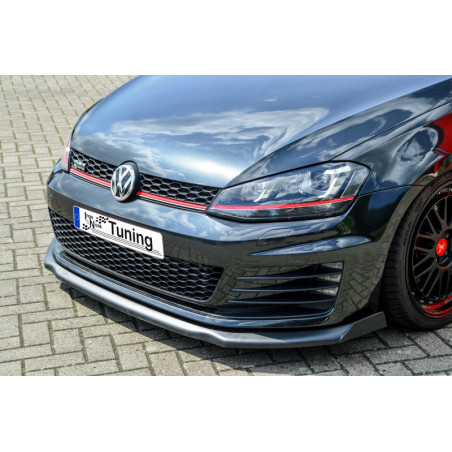 Spoiler paraurti anteriore in abs con flaps laterali VW Golf 7 GTI + GTD Typ AU (Cod. IN-INE-280031B