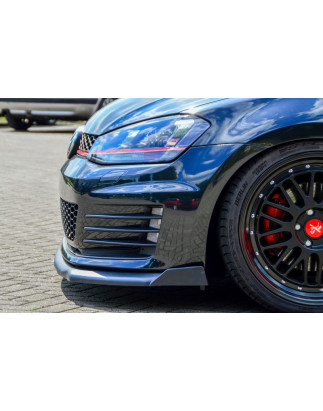 Spoiler paraurti anteriore in abs con flaps laterali VW Golf 7 GTI + GTD Typ AU (Cod. IN-INE-280031B