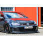Spoiler paraurti anteriore in abs con flaps laterali VW Golf 7 GTI + GTD Typ AU (Cod. IN-INE-280031B