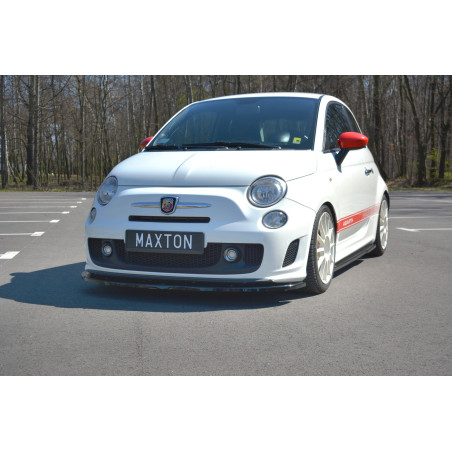 SPLITTER ANTERIORE V.2 Abarth  500 Mk1 (Cod. M- FI-500-ABARTH-FD2G)