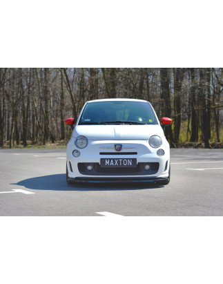 SPLITTER ANTERIORE V.2 Abarth  500 Mk1 (Cod. M- FI-500-ABARTH-FD2G)