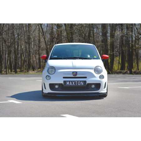 SPLITTER ANTERIORE V.2 Abarth  500 Mk1 (Cod. M- FI-500-ABARTH-FD2G)