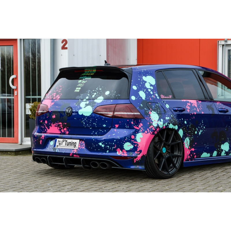 Kit pinne posteriori per diffusore e Seiten Flaps   VW Golf 7 R  (Cod. IN-INE-280045-7RRT-ABS )