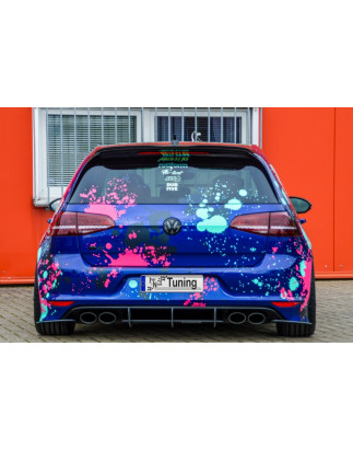 Kit pinne posteriori per diffusore e Seiten Flaps   VW Golf 7 R  (Cod. IN-INE-280045-7RRT-ABS )