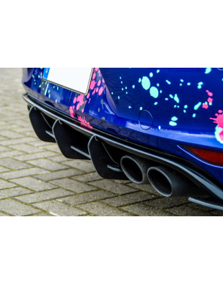 Kit pinne posteriori per diffusore e Seiten Flaps   VW Golf 7 R  (Cod. IN-INE-280045-7RRT-ABS )