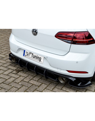 Kit pinne posteriori per diffusore + Gefräste  laterale VW Golf 7 GTI TCR (Cod. IN-INE-280045-7TRT-