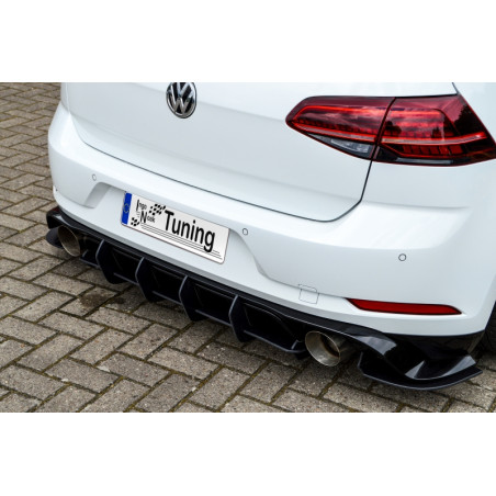 Kit pinne posteriori per diffusore + Gefräste  laterale VW Golf 7 GTI TCR (Cod. IN-INE-280045-7TRT-