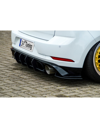 Kit pinne posteriori per diffusore + Gefräste  laterale VW Golf 7 GTI TCR (Cod. IN-INE-280045-7TRT-