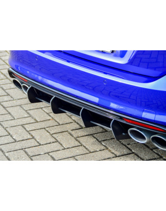 Sottoparaurti posteriore race look con flaps(adatto solo per R Variant) VW Golf 7 R+ R-Line (Cod. IN