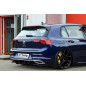 Sottoparaurti posteriore race look con flaps+  laterale VW Golf 8 (Cod. IN-INE-280045-8RT-ABS +  INE