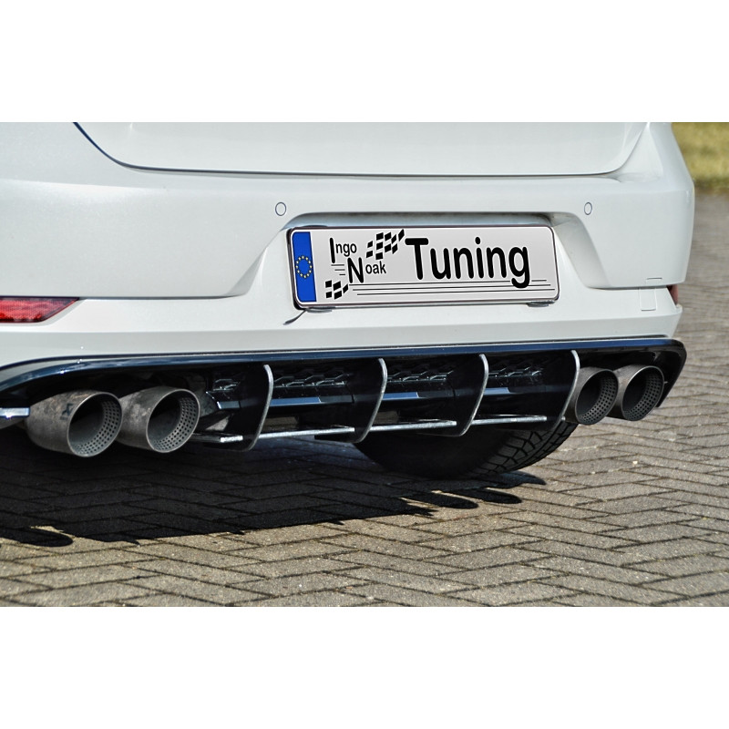 Kit pinne posteriori per diffusore  VW Golf 7 R Typ AU Facelift (Cod. IN-INE-280045/7RRT-ABS (F))