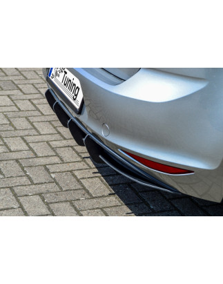 Sottoparaurti posteriore race look con flaps VW Golf 7 Typ AU (Cod. IN-INE-280045/7RT-ABS)