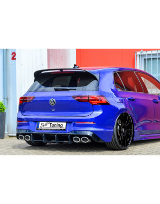 Kit pinne posteriori per diffusore  VW Golf 8 R ( CD1) (Cod. IN-INE-280045B-8RRT-ABS)