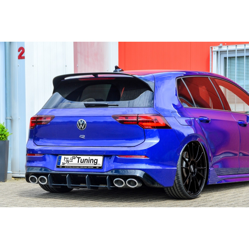 Kit pinne posteriori per diffusore  VW Golf 8 R ( CD1) (Cod. IN-INE-280045B-8RRT-ABS)