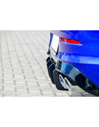 Kit pinne posteriori per diffusore  VW Golf 8 R ( CD1) (Cod. IN-INE-280045B-8RRT-ABS)