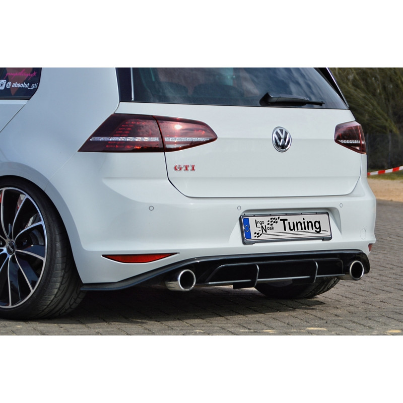 Sottoparaurti posteriore race look con flaps( solo GTI ) VW Golf 7 GTI Clubsport (Cod. IN-INE-280045