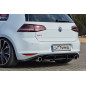 Sottoparaurti posteriore race look con flaps( solo GTI ) VW Golf 7 GTI Clubsport (Cod. IN-INE-280045