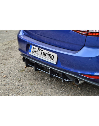 Sottoparaurti posteriore race look con flaps( solo GTI ) VW Golf 7 GTI + GTD Typ AU (Cod. IN-INE-280