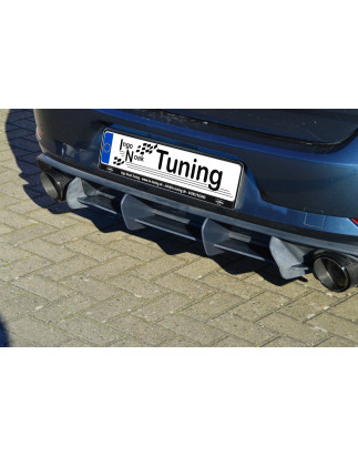Sottoparaurti posteriore race look con flaps( solo GTI ) VW Golf 7 GTI + GTD Typ AU Facelift (Cod. I
