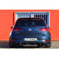 Sottoparaurti posteriore race look con flaps( solo GTI ) VW Golf 7 GTI + GTD Typ AU Facelift (Cod. I