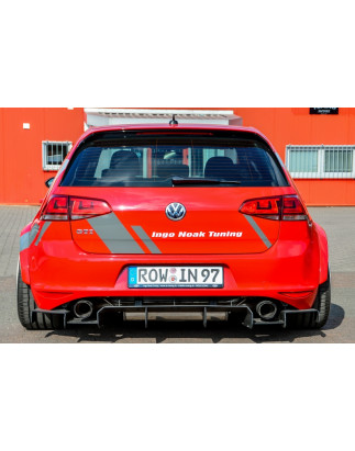 er Racing Sottoparaurti posteriore in perfekter Track Optik con pinne e  lateralen  (solo GTI)  VW G