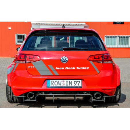 er Racing Sottoparaurti posteriore in perfekter Track Optik con pinne e  lateralen  (solo GTI)  VW G