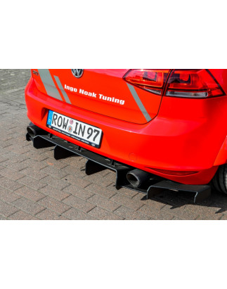 er Racing Sottoparaurti posteriore in perfekter Track Optik con pinne e  lateralen  (solo GTI)  VW G
