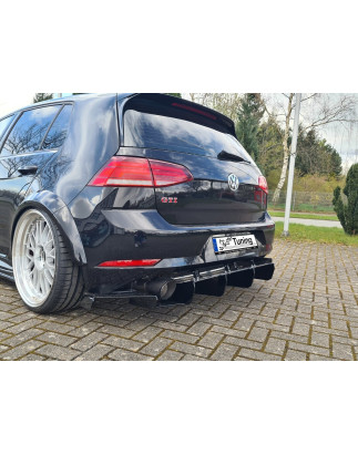 er Racing Sottoparaurti posteriore in perfekter Track Optik con pinne e  lateralen  (solo GTI)  VW G