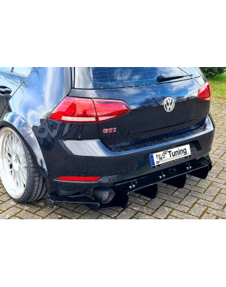 er Racing Sottoparaurti posteriore in perfekter Track Optik con pinne e  lateralen  (solo GTI)  VW G