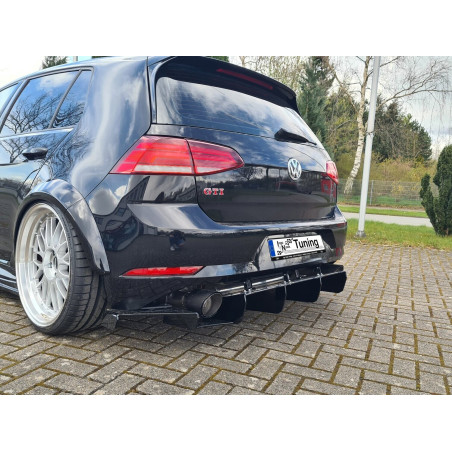 er Racing Sottoparaurti posteriore in perfekter Track Optik con pinne e  lateralen  (solo GTI)  VW G