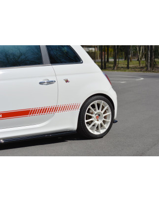 Splitters posteriori laterali Abarth 500 Mk1 (Cod. M- FI-500-ABARTH-RSD1G)