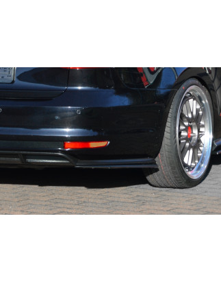 Set sottoparaurti laterali posteriori in abs VW Jetta 6  GLI (Cod. IN-INE-280045DGLIL/R-ABS)