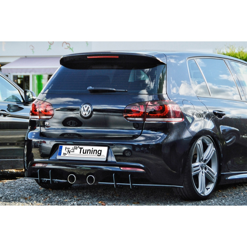 Sottoparaurti posteriore race look con flaps VW Golf 6R Typ 1K (Cod. IN-INE-280045RRT-ABS)