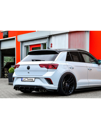 Sottoparaurti posteriore race look con flaps VW T-Roc R    ( A1 ) (Cod. IN-INE-280045TTRRT-ABS)